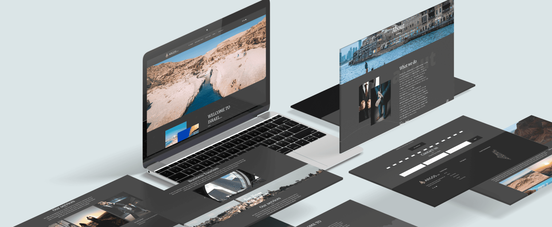 הדמיית אתר התדמית של Argos VIP